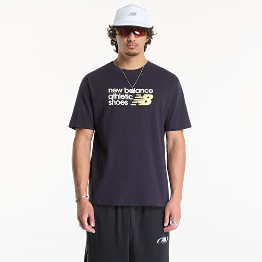 T-skjorte New Balance Athletics Premium Relaxed Chest Logo T-Shirt Dark Night