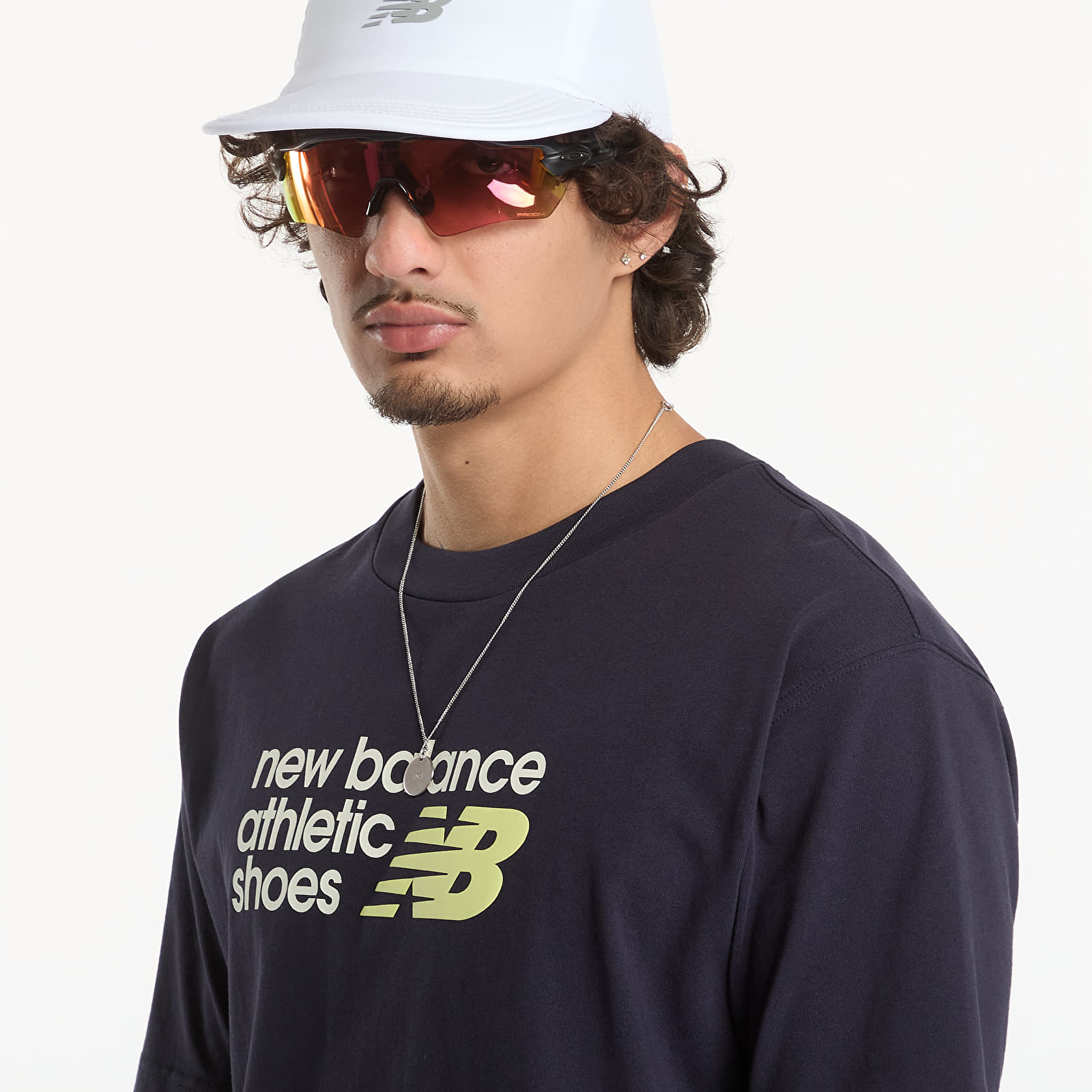T-shirts New Balance Athletics Premium Relaxed Chest Logo T-Shirt Dark Night