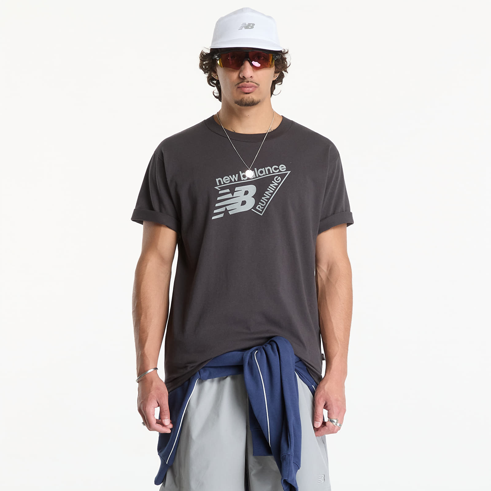 T-shirts New Balance Classic Tri-Logo T-shirt Black Cement