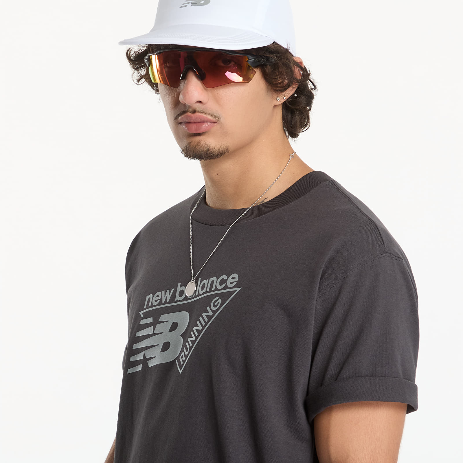 T-shirts New Balance Classic Tri-Logo T-shirt Black Cement