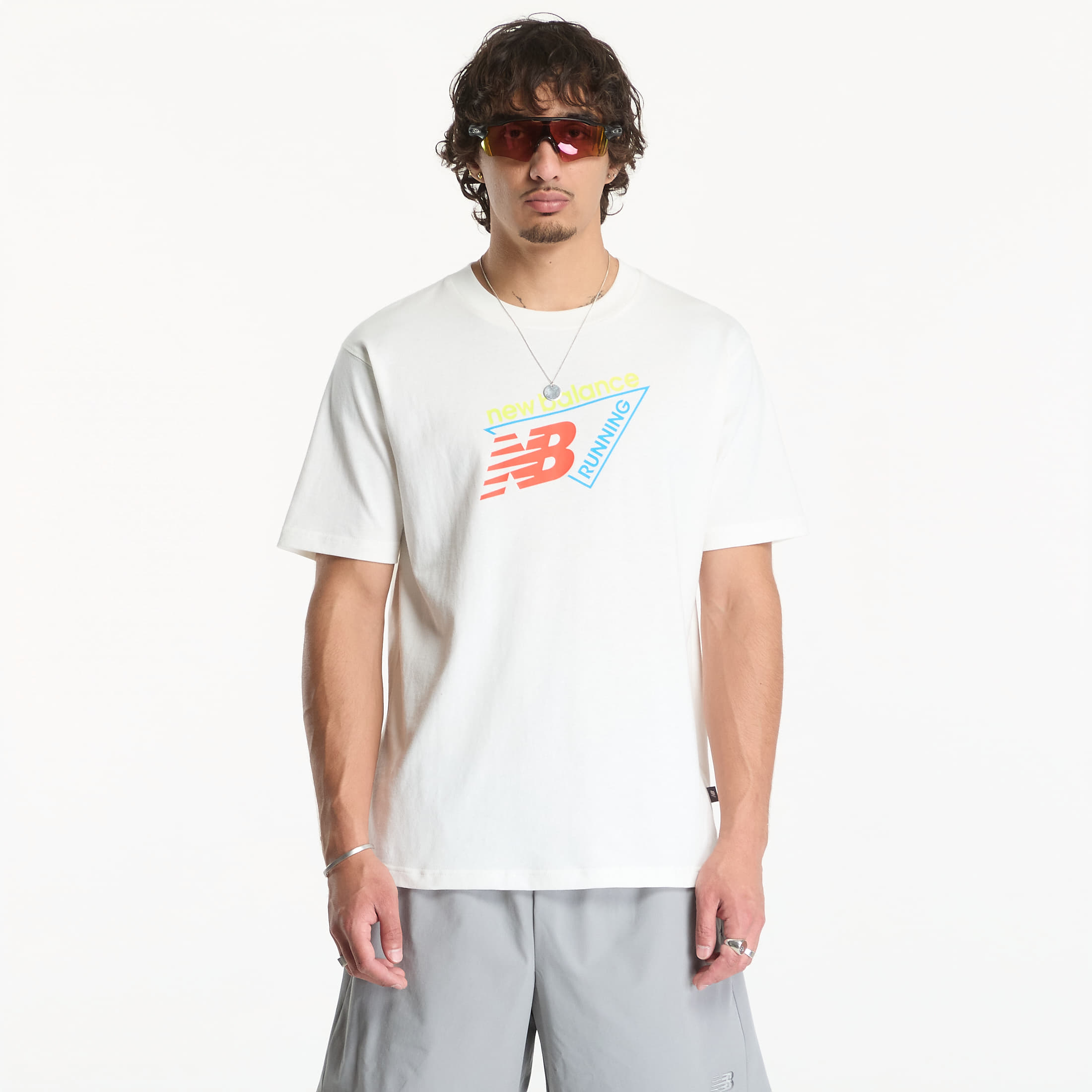Tricou New Balance Classic Tri-Logo T-shirt Sea Salt M