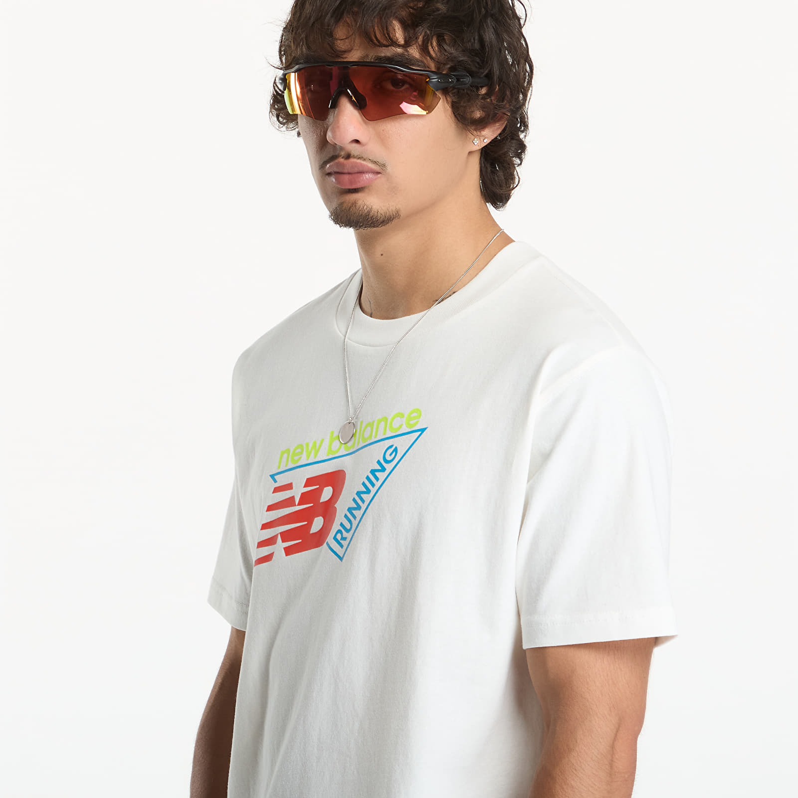 Tričká New Balance Classic Tri-Logo T-shirt Sea Salt