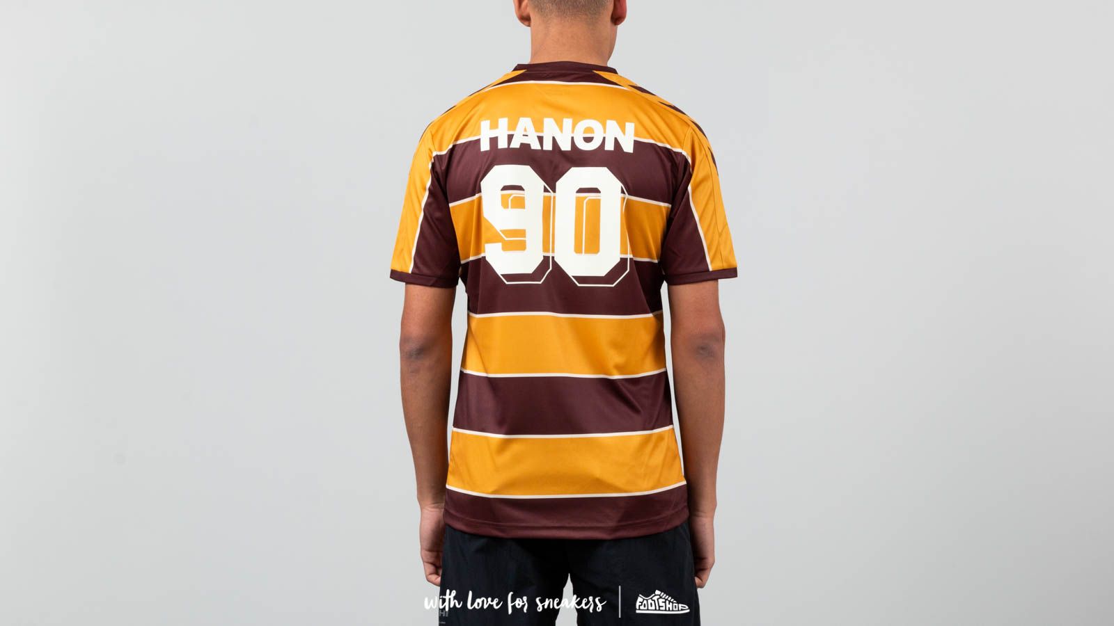 Tricouri și cămăși Hummel x Hanon HB Team Jersey Tee Orange/ Brown