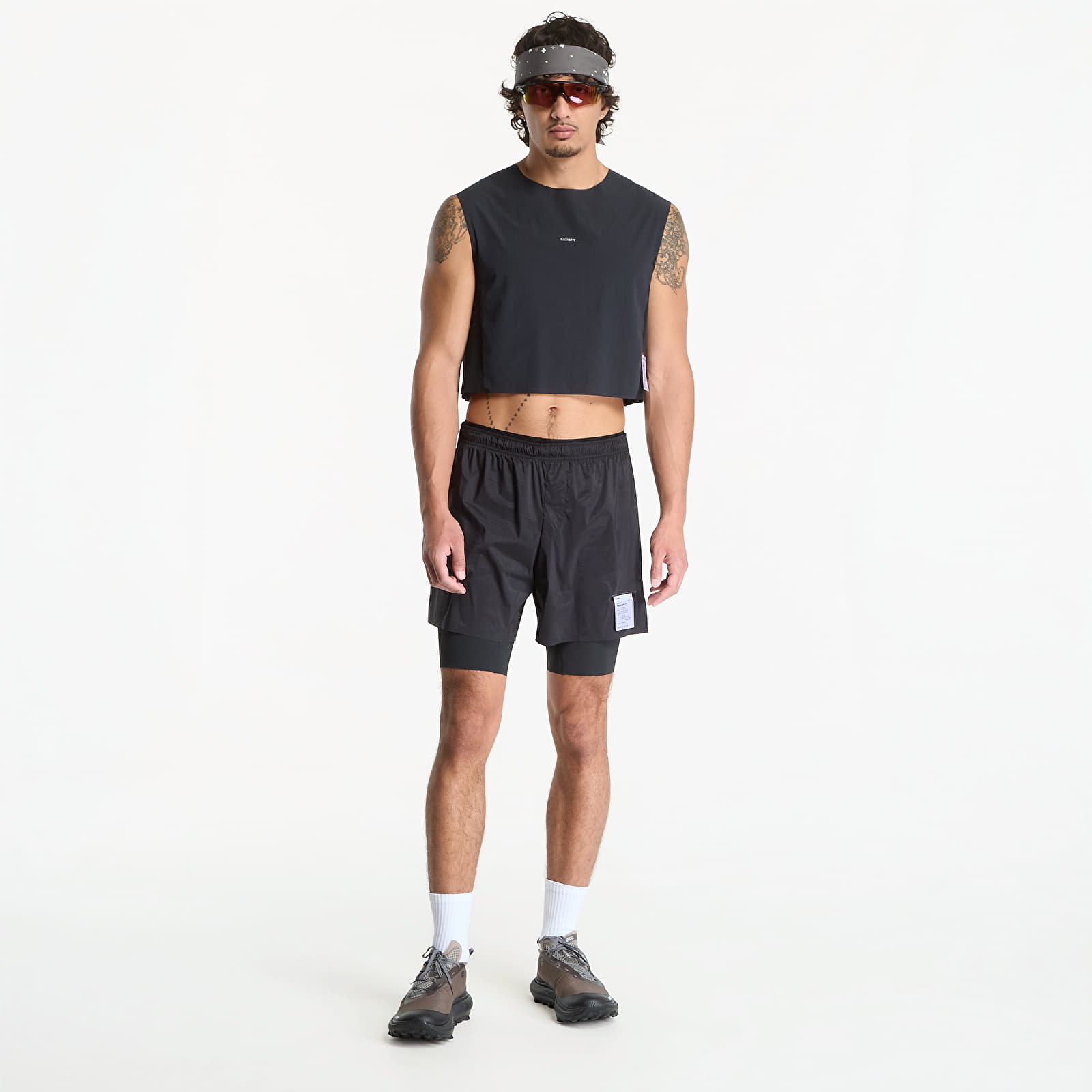 Kratke hlače Satisfy TechSilk 8 Shorts Black
