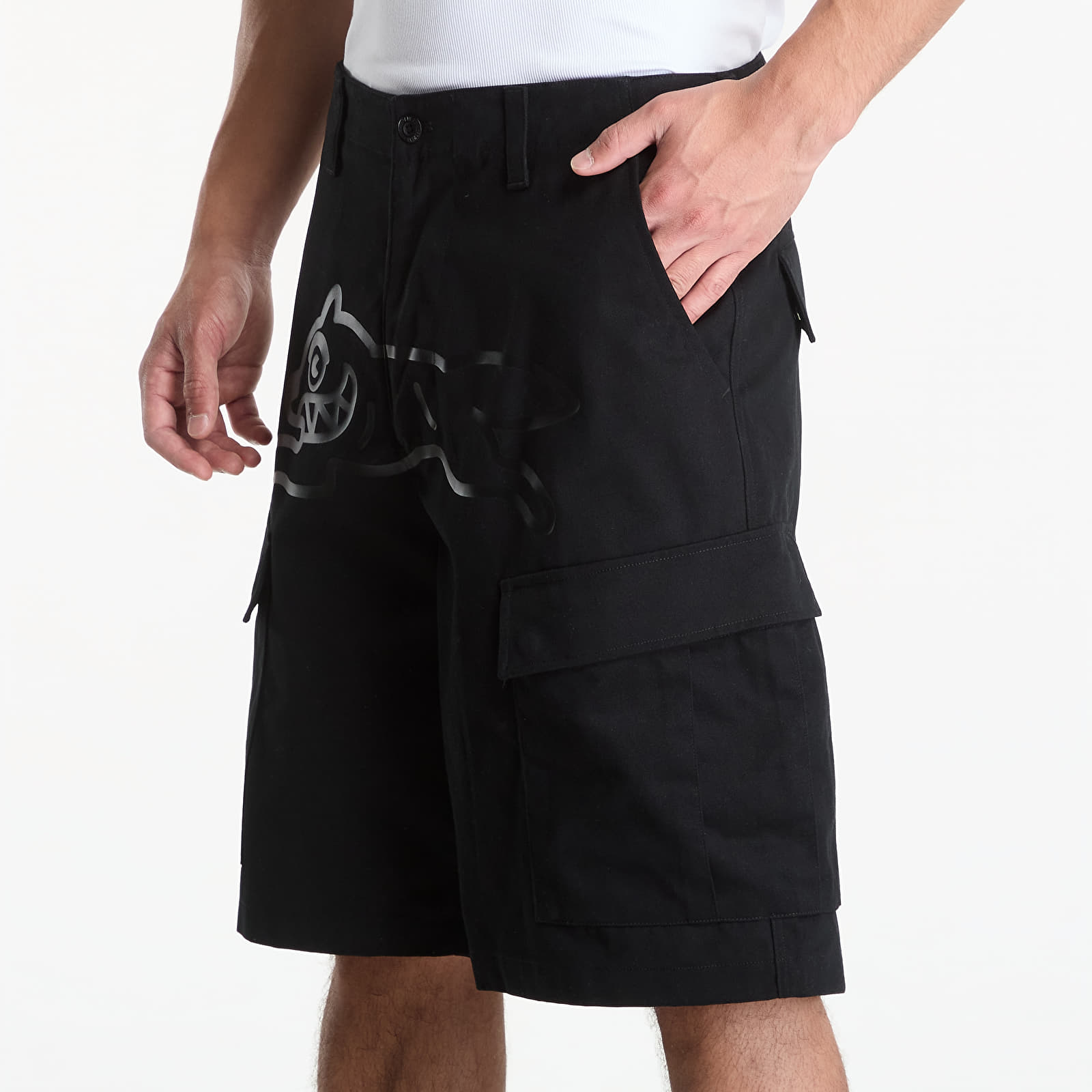 Shorts Billionaire Boys Club Icecream Running Dog Cargo Shorts Black
