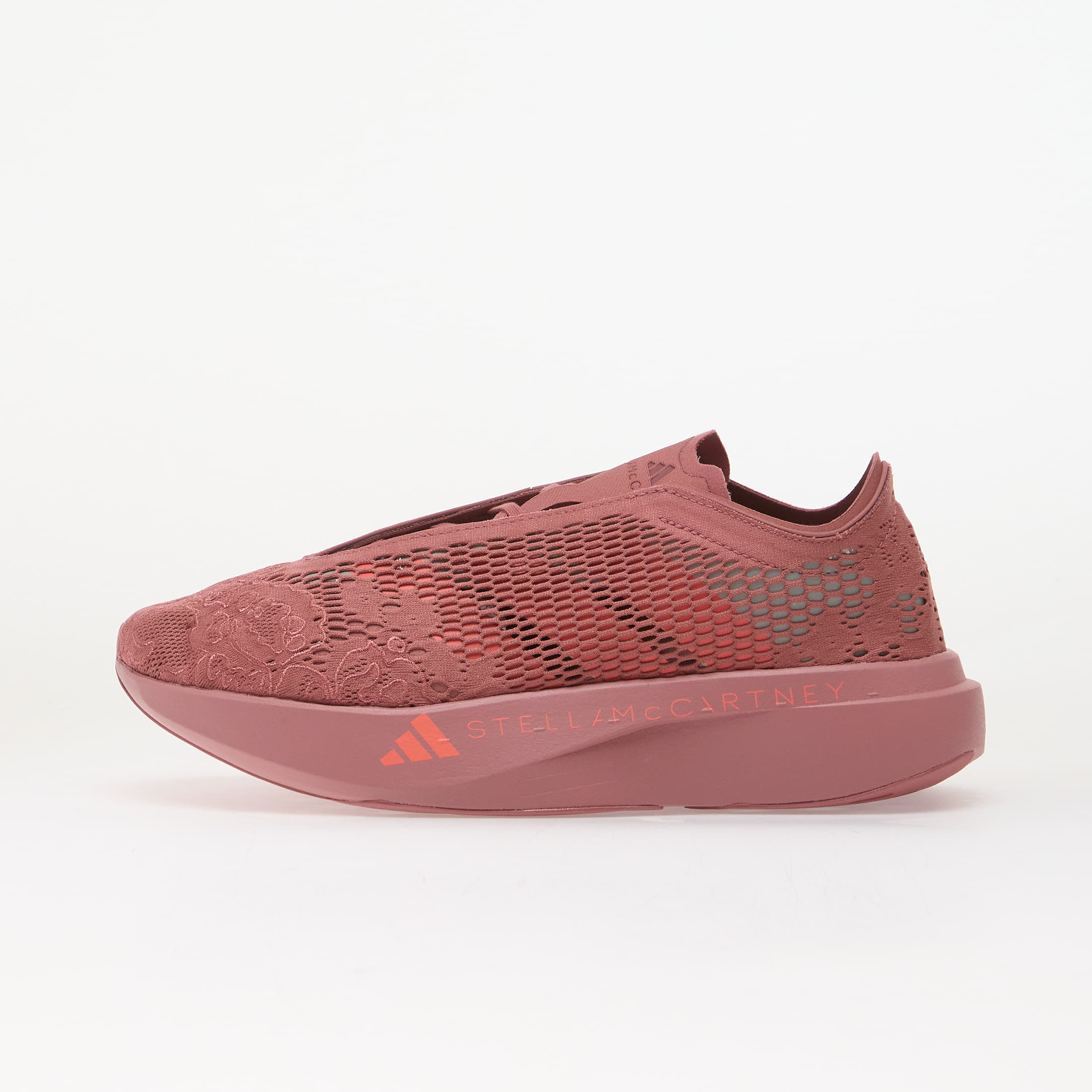 Sneakers adidas by Stella McCartney ADIZERO EVO SL Preloved Crimson/ Solar Turbo/ Reflective Silver UK 5