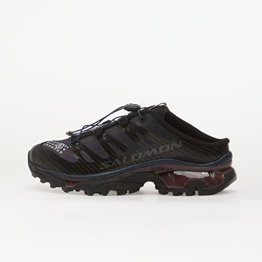 MM6 X Salomon XT-4 Mule Sneakers Black/ Nine Iron/ Hunkle Berry Violet