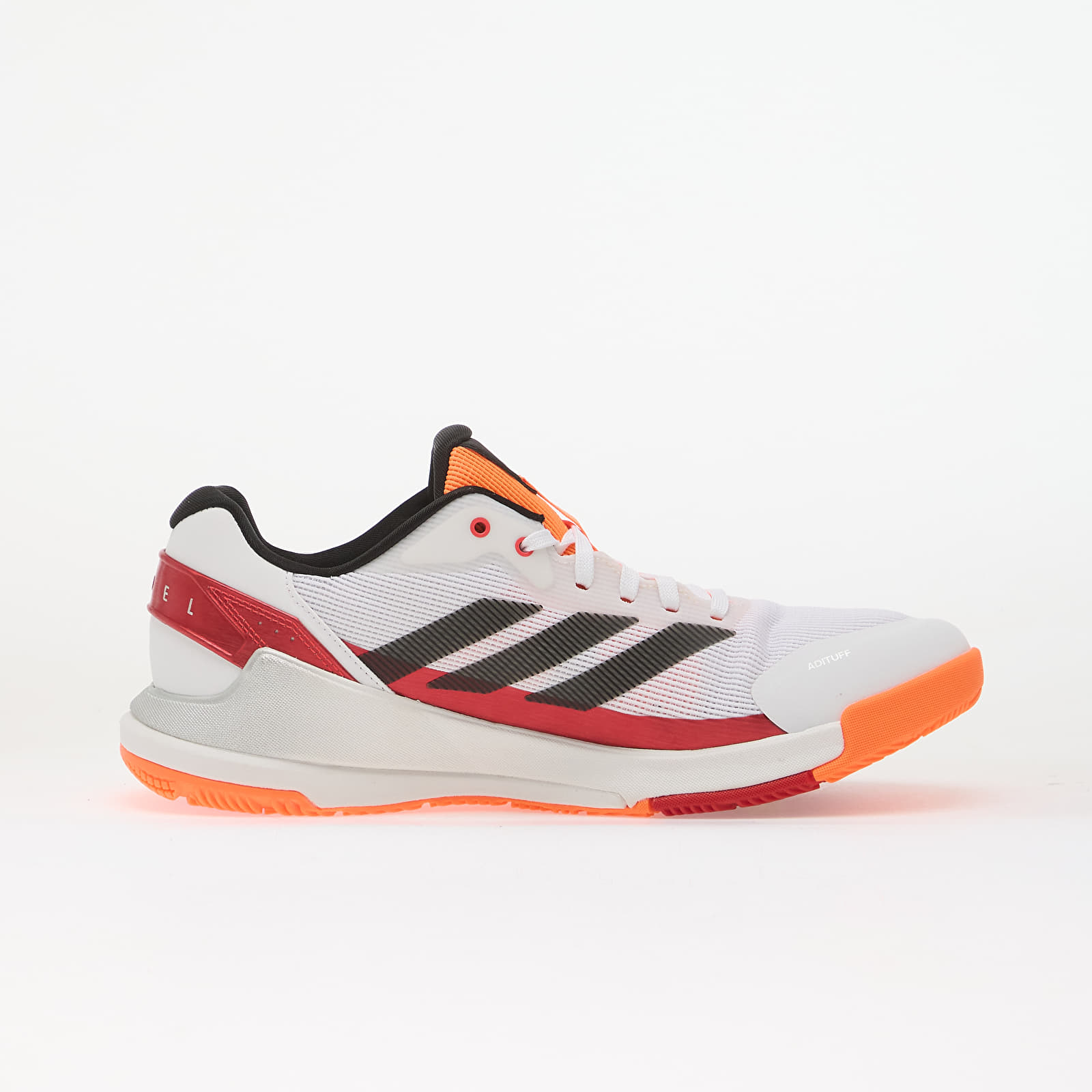 Men's shoes adidas Crazyquick Padel Ftwr White/ Core Black/ Lucid Orange