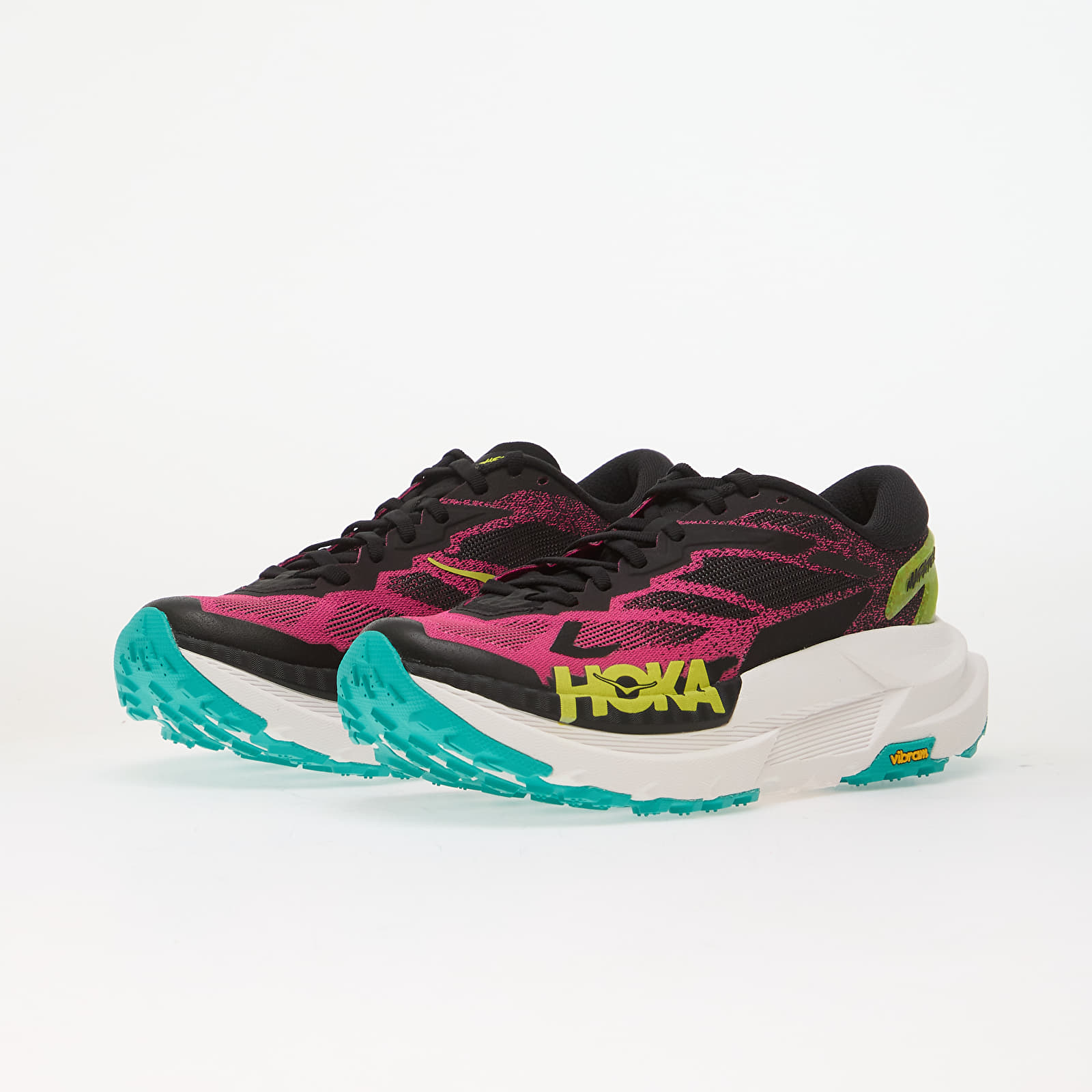Women's shoes Hoka® W Mafate X Black/ Neon Dragonfruit