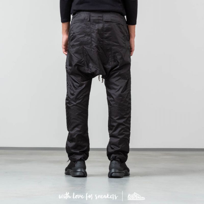 Pants Rick Owens DRKSHDW Drawstring Long Wovenpants Black