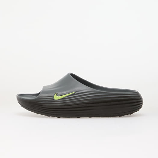 Nike ReactX Rejuven8 Men's Slides Cool Grey/ Volt-Black