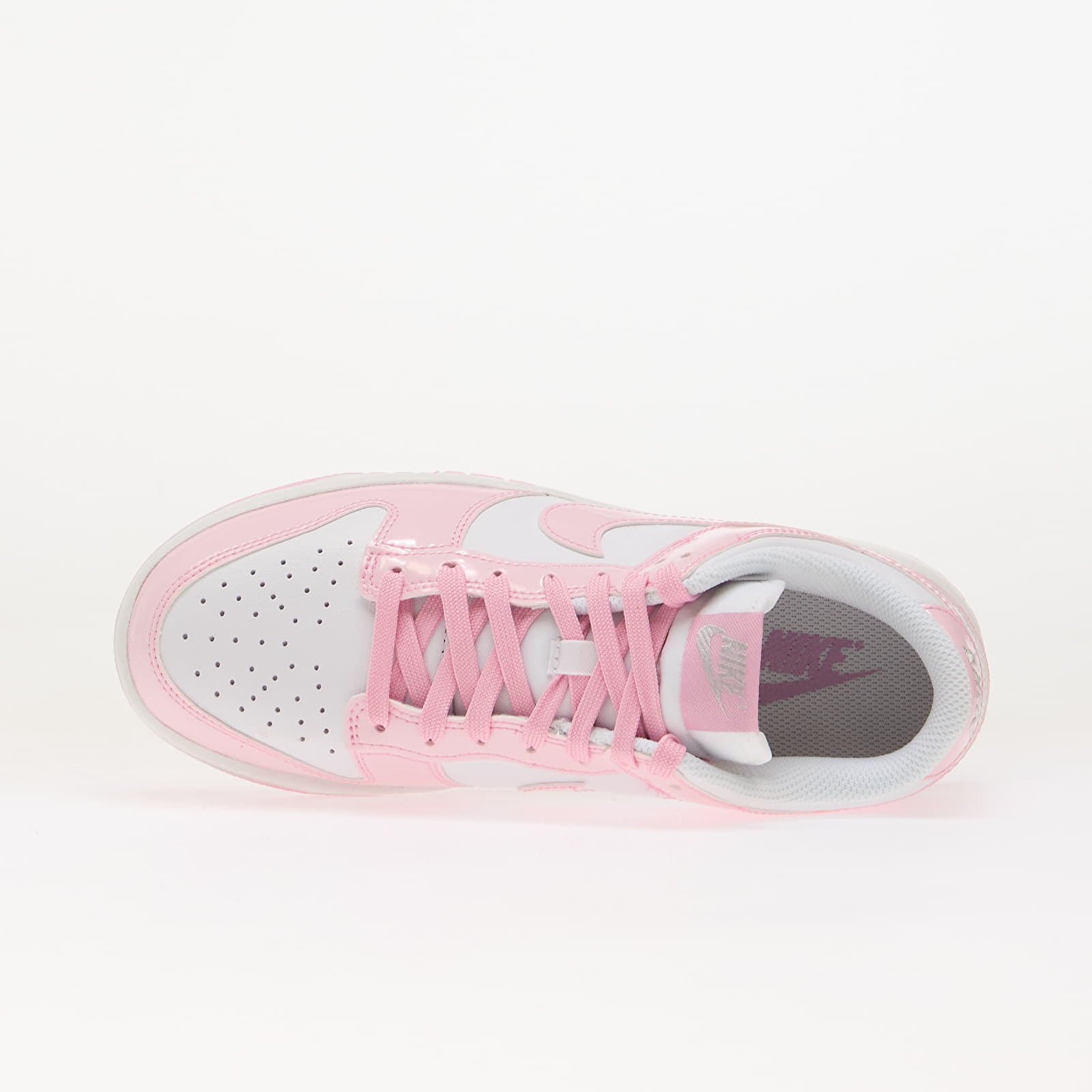 Chaussures et baskets femme Nike Dunk Low SE White/ Pink Rise-White-Metallic Silver
