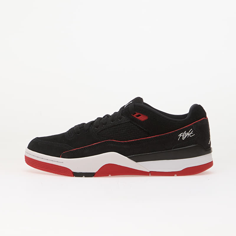 Jordan Flight Court Black/ White-University Red