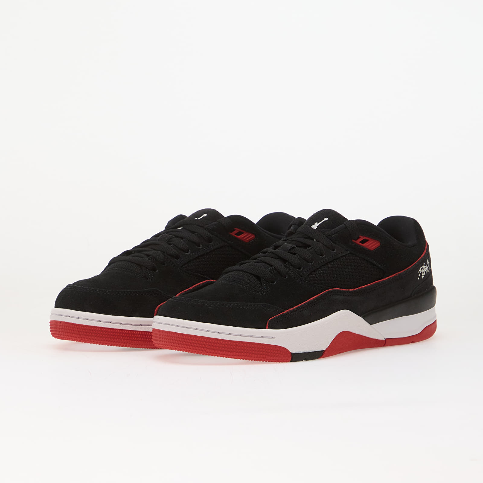 Chaussures et baskets homme Jordan Flight Court Black/ White-University Red