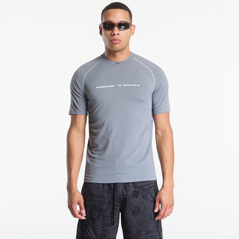 Nike Tech Men's Dri-FIT Short-Sleeve Top Cool Grey/ Wolf Grey/ Black