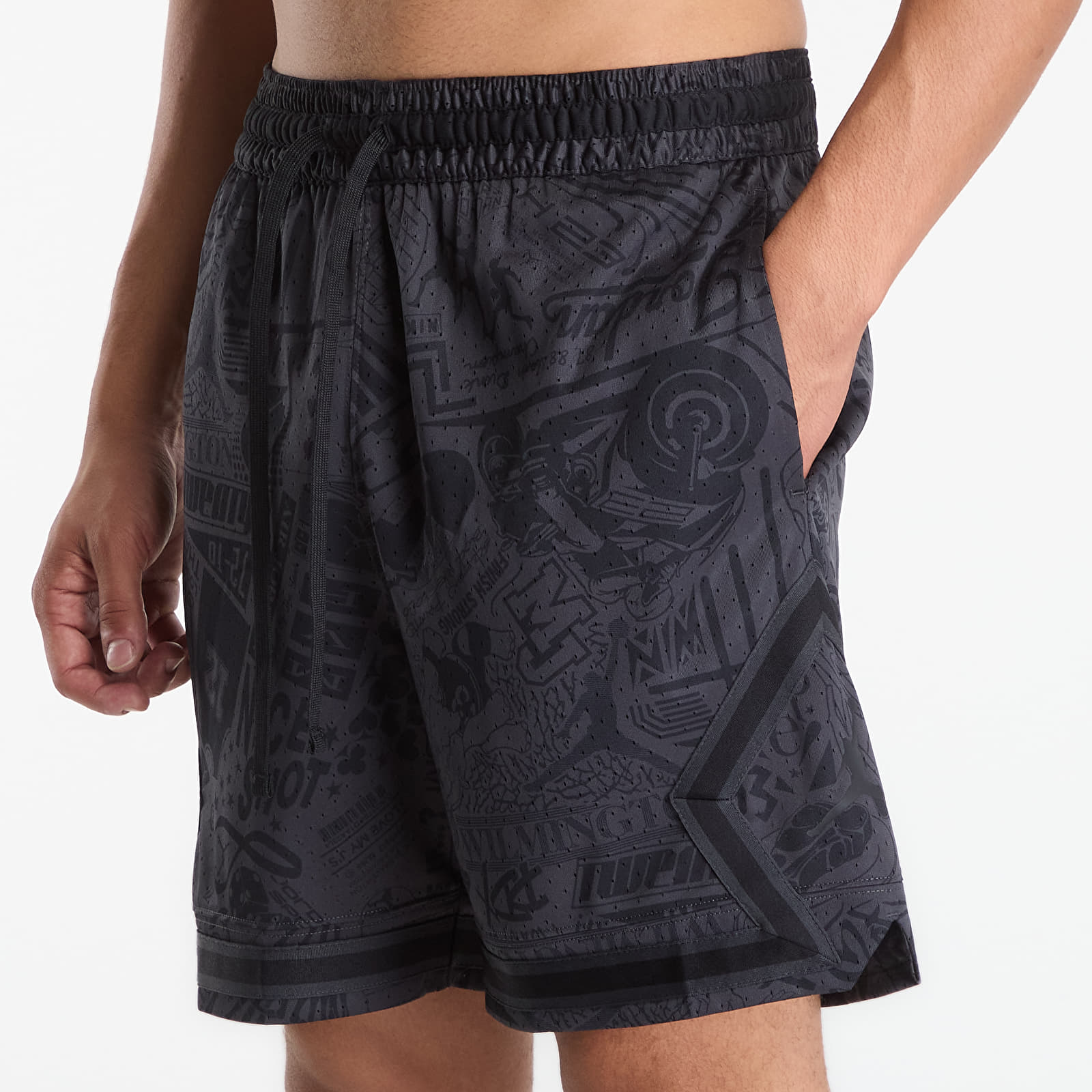 Shorts Jordan Sport Men's Dri-FIT Diamond Shorts Off Noir/ Off Noir/ Black