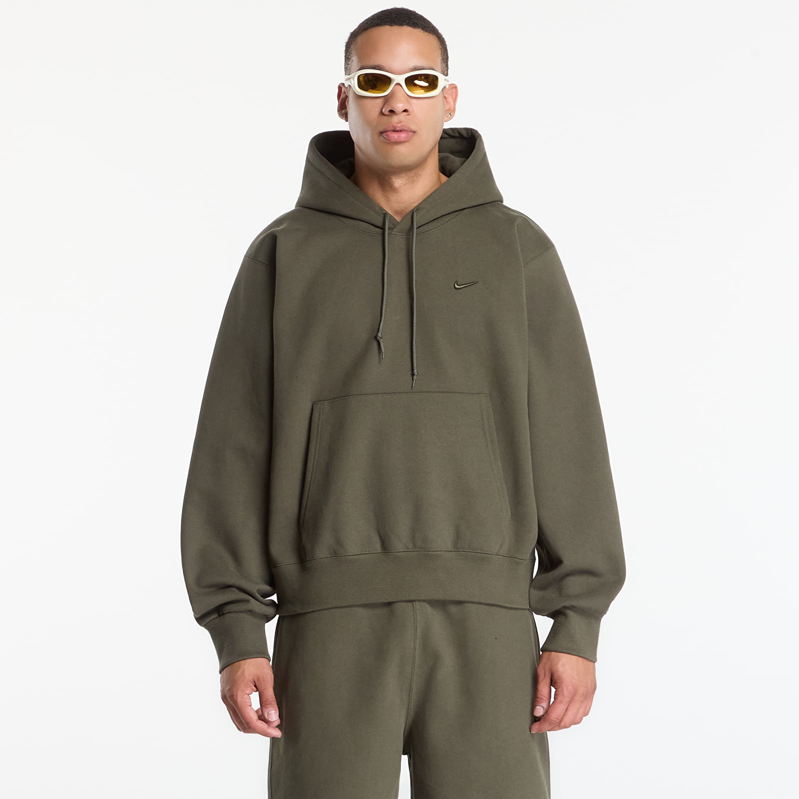 Hoodies and sweatshirts  Nike Men's Fleece Hoodie Cargo Khaki