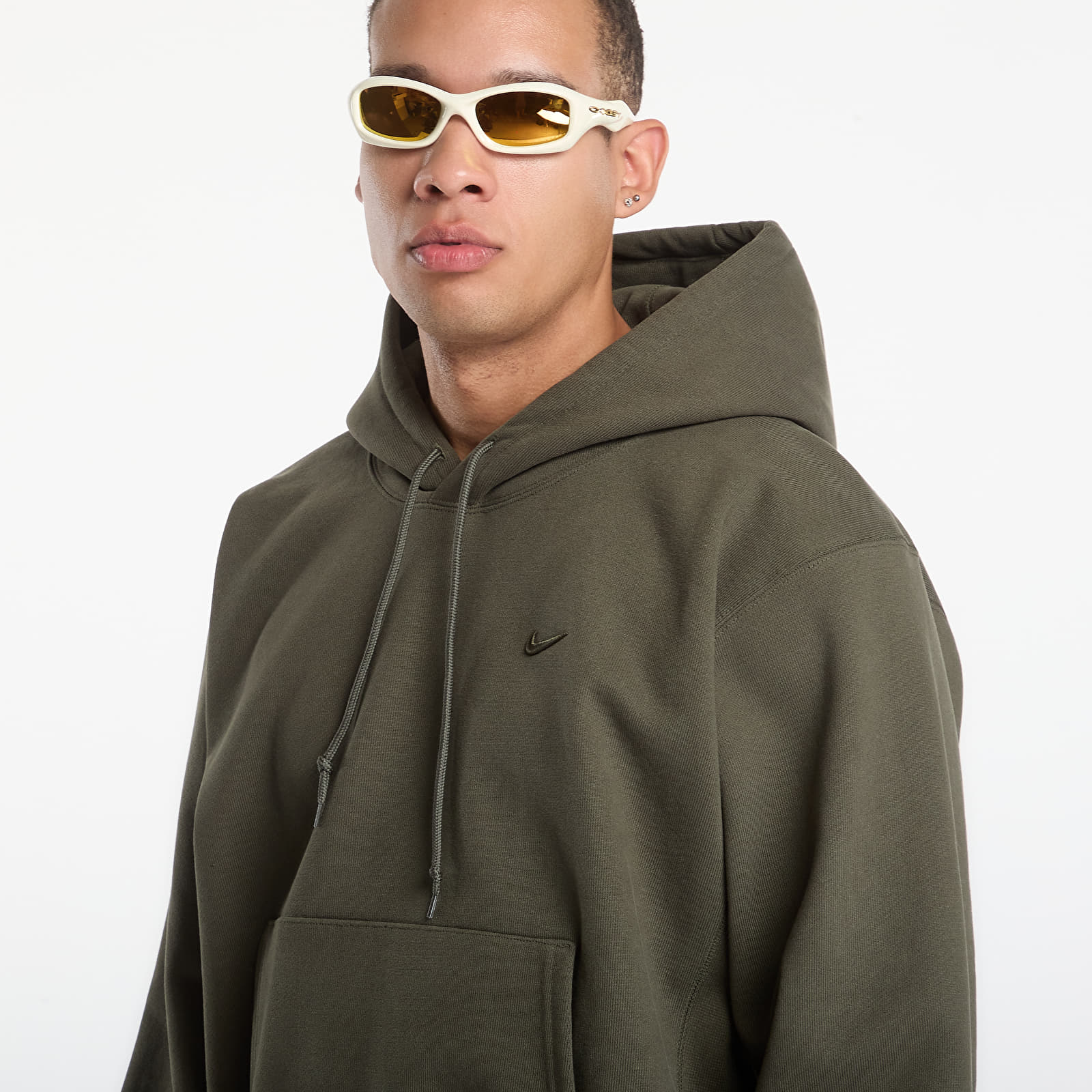 Hoodies and sweatshirts  Nike Men's Fleece Hoodie Cargo Khaki