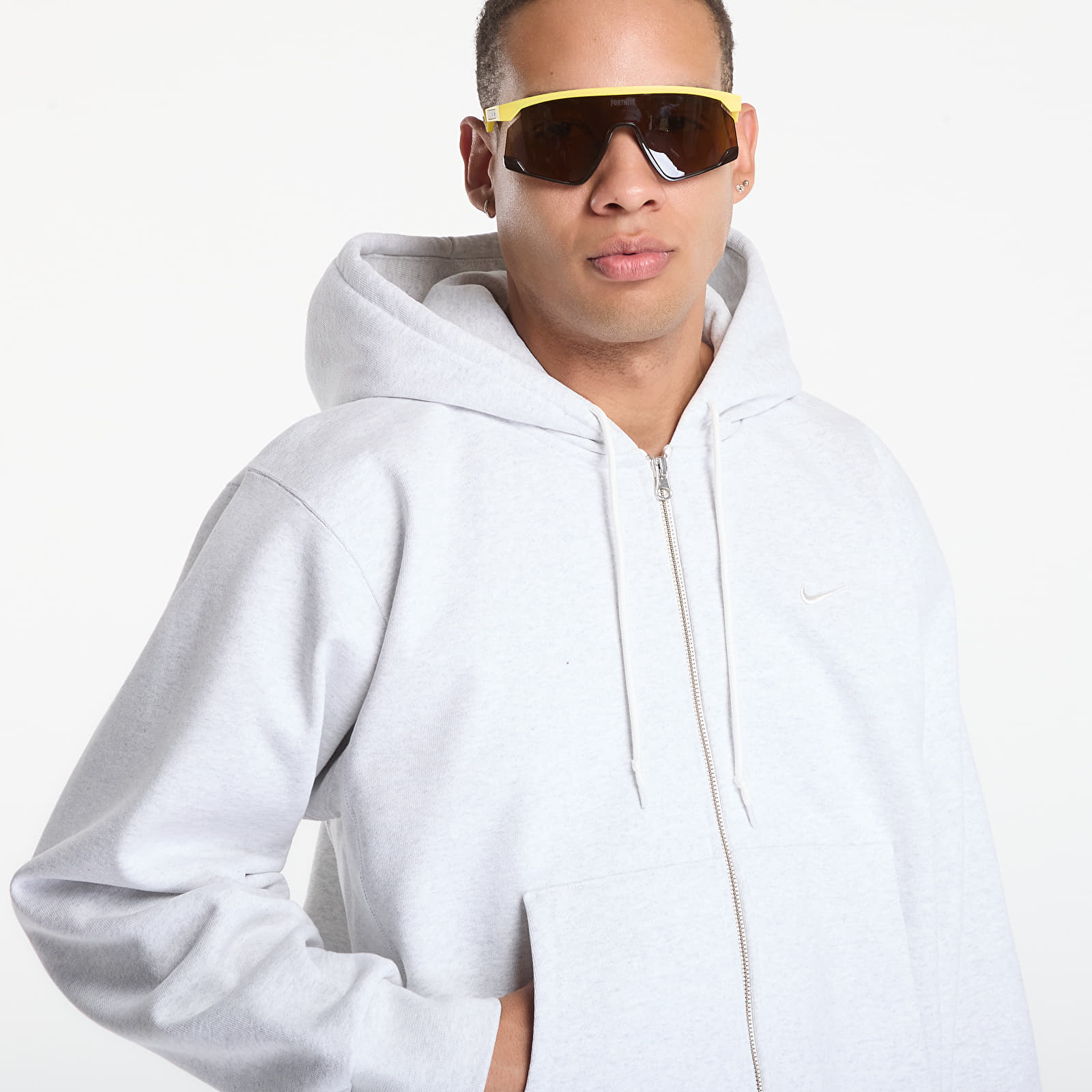 Hettegensere og sweatshirts Nike Men's Fleece Full-Zip Hoodie Birch Heather