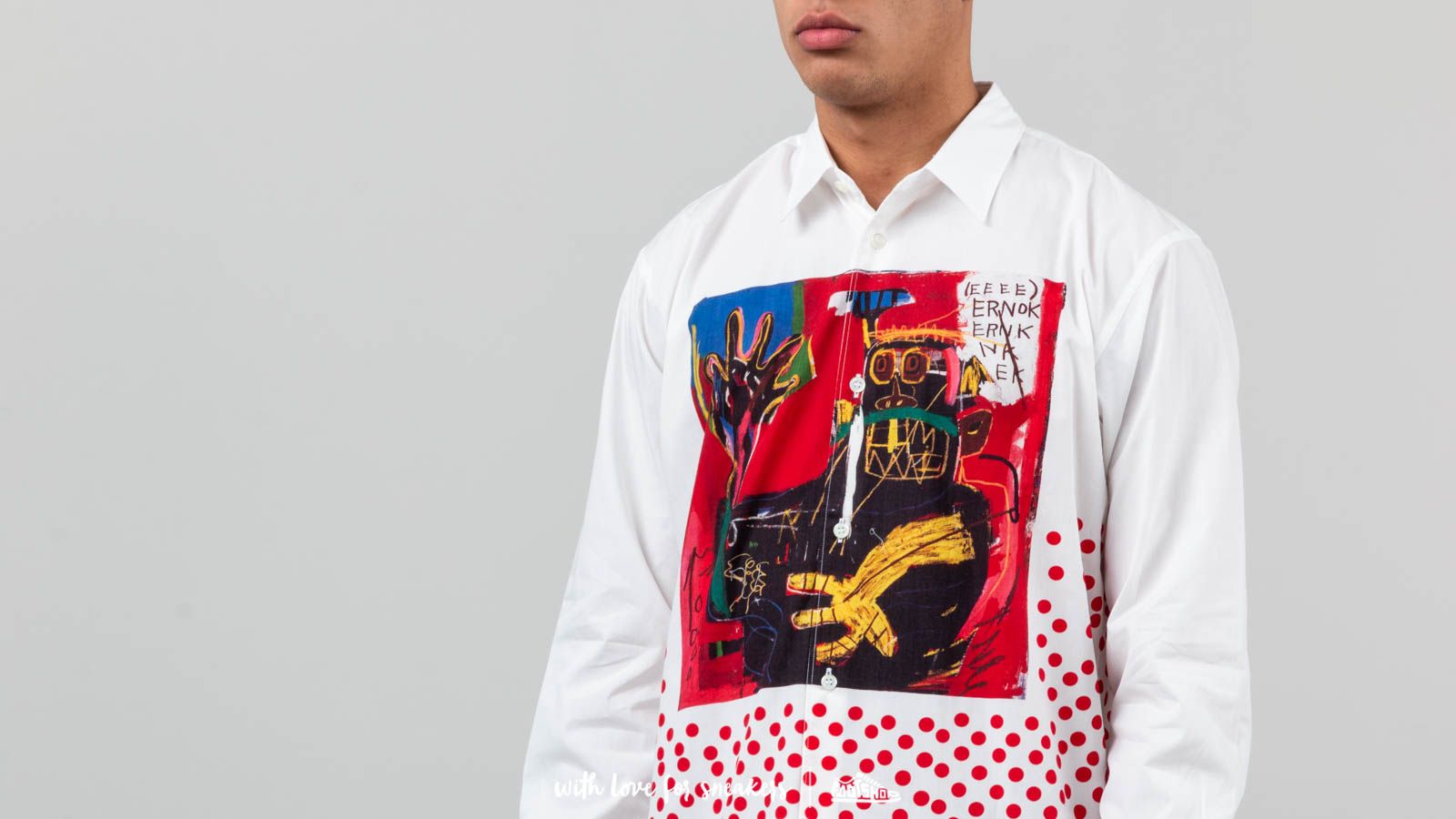 T-shirts Comme Des Garçons SHIRT x Jean-Michael Basquiat Longsleeve Shirt Print White