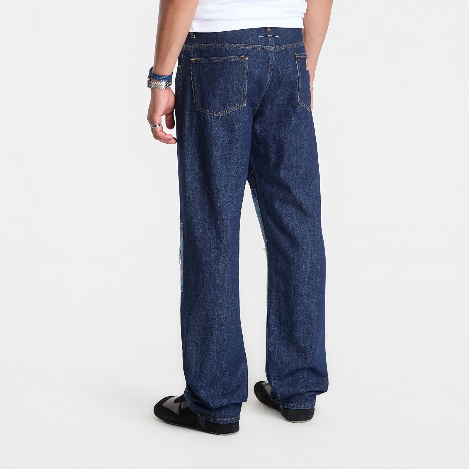 Džíny MM6 Pants 5 Pockets Medium Blue