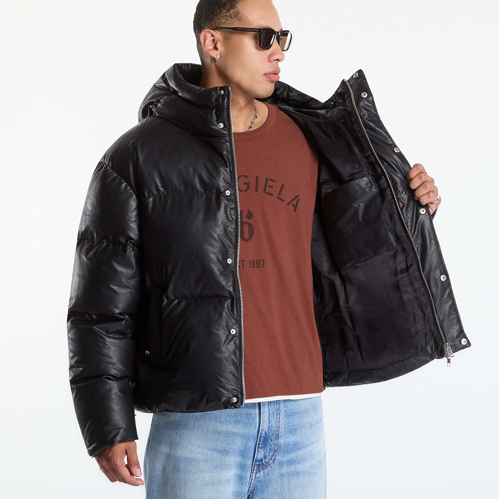 Vestes  MM6 Sportsjacket Black