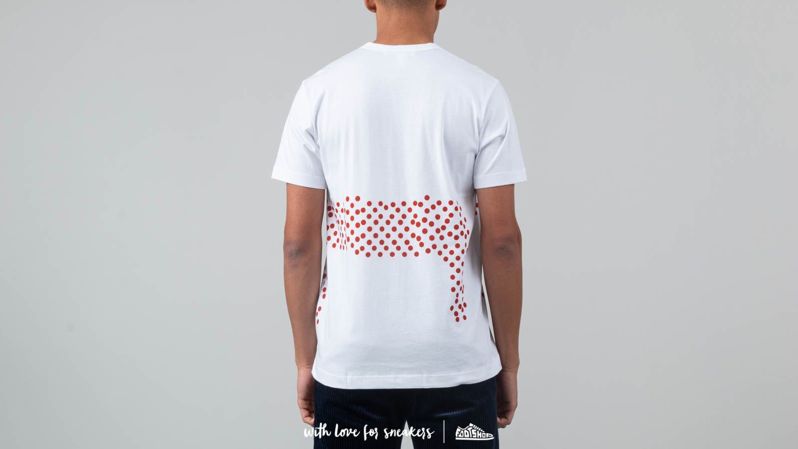 T-shirts Comme des Garçons Shirt x Jean-Michel Basquiat T-Shirt White/ Red/ Yellow