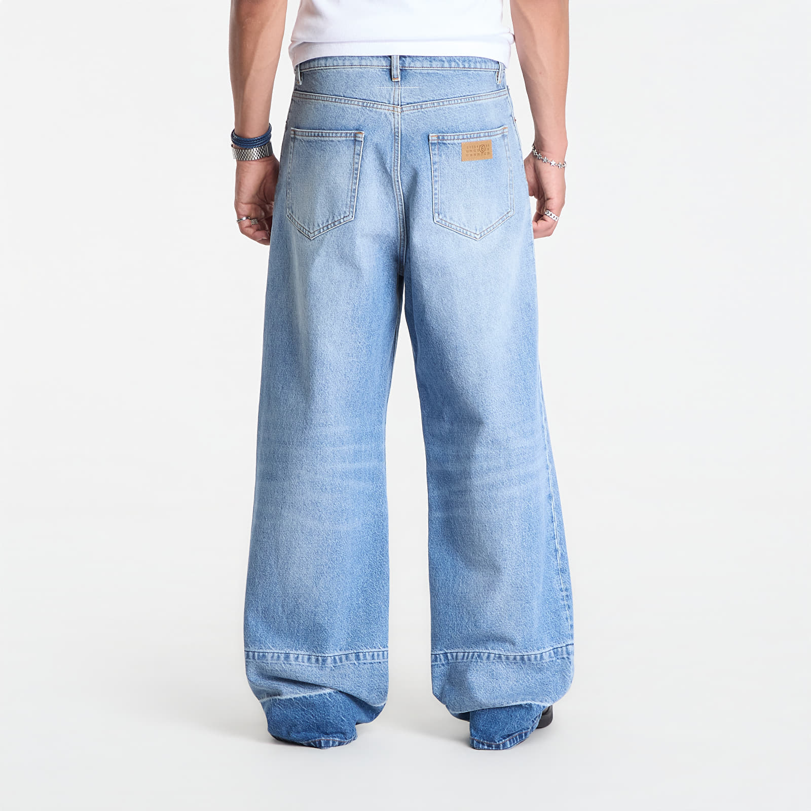 Jeans MM6 Pants 5 Pockets Light Grey