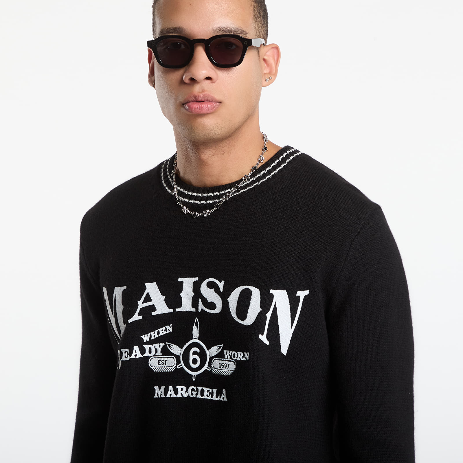 Felpe MM6 Crewneck Black