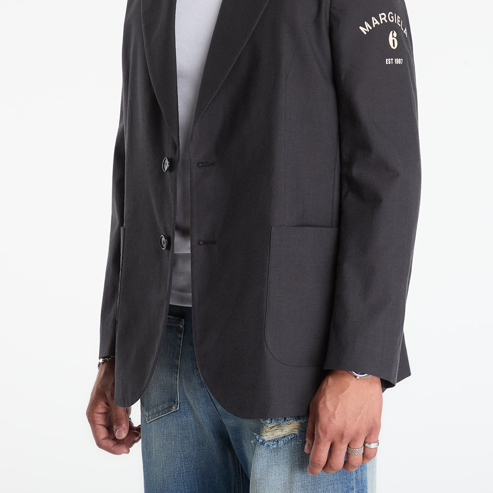 Striukės MM6 Jacket Dark Grey Melange