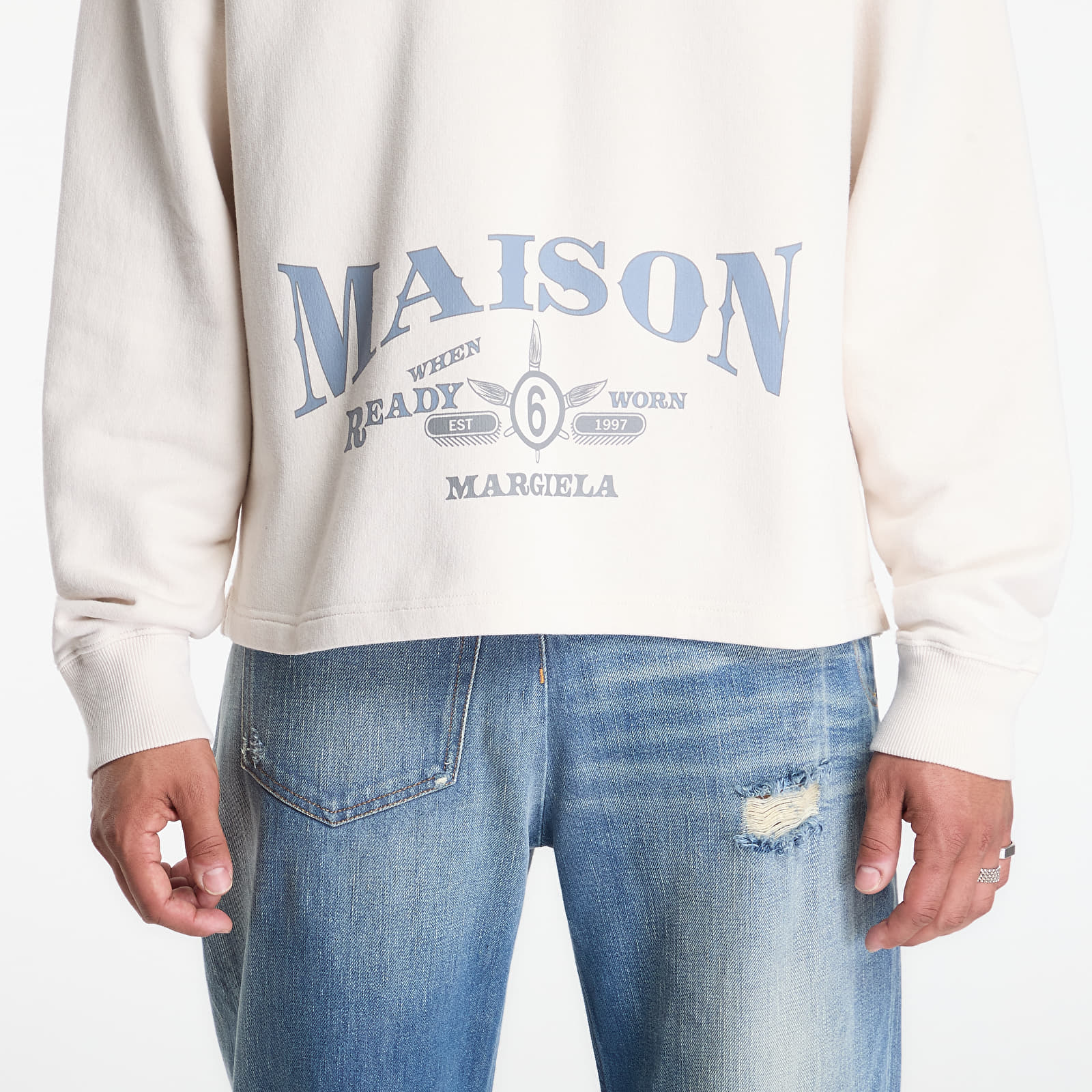 Sudaderas MM6 Sweatshirt Off White
