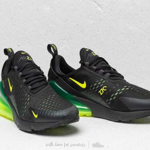 Men s shoes Nike Air Max 270 Black Volt Black Oil Grey Footshop