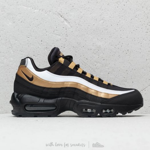 Nike air max clearance 95 gold and white