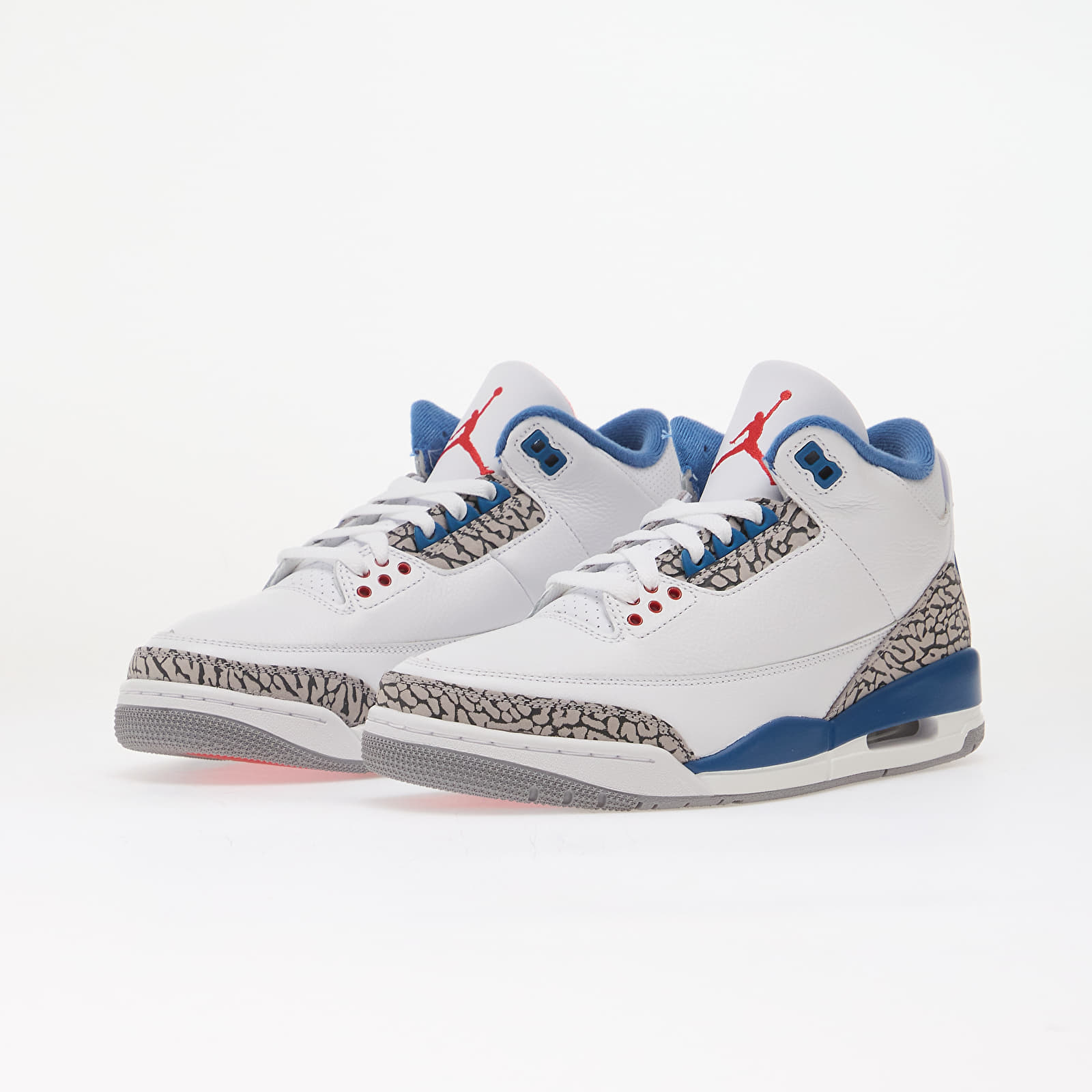 Pánske tenisky a topánky Air Jordan 3 Retro "True Blue" White/ Fire Red-True Blue