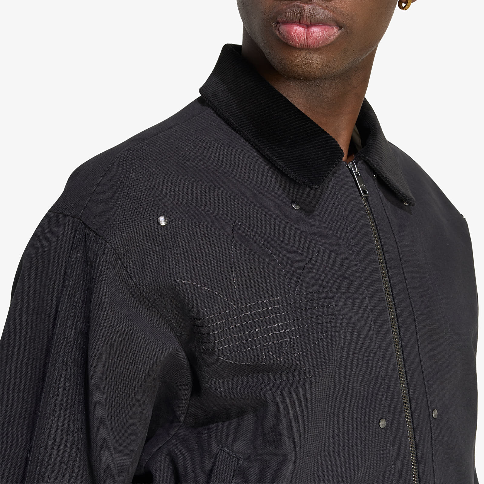 Pánské bundy adidas Premium Essentials Bomber Jacket Black