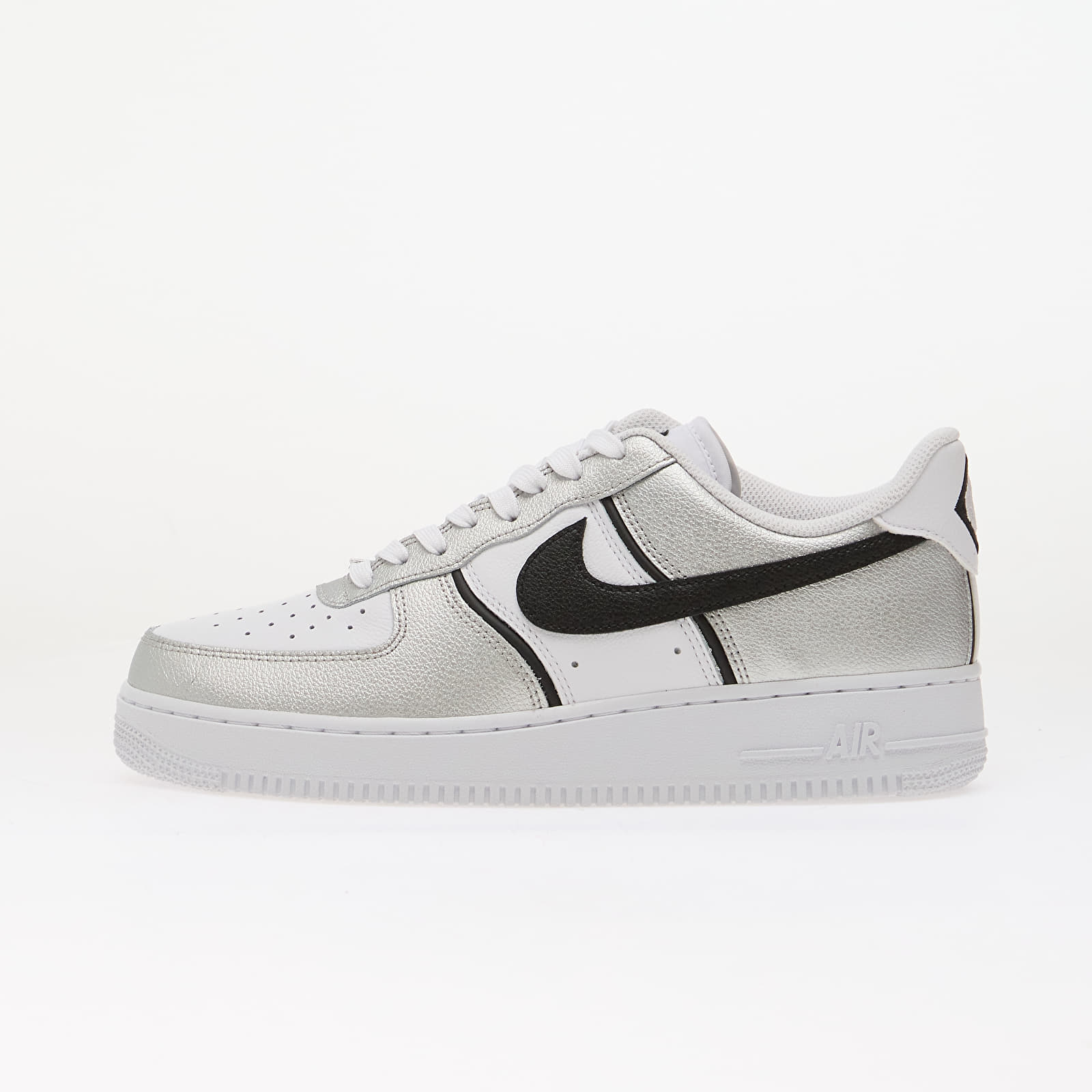 Herenschoenen Nike Air Force 1 '07 LV8 Metallic Silver/ Black-White