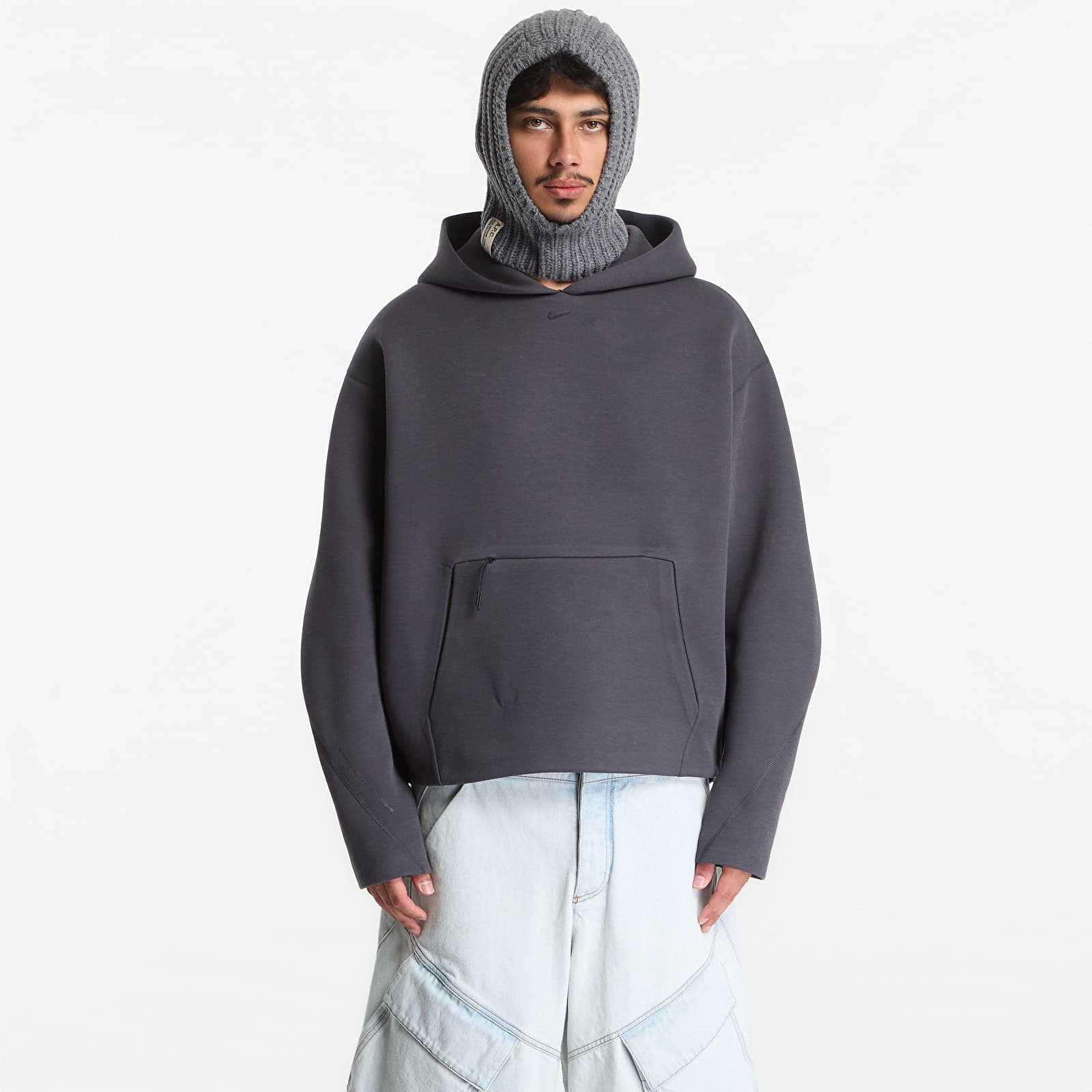 Hoodies och sweatshirts Nike Tech Men's Fleece Pullover Hoodie Anthracite/ Black