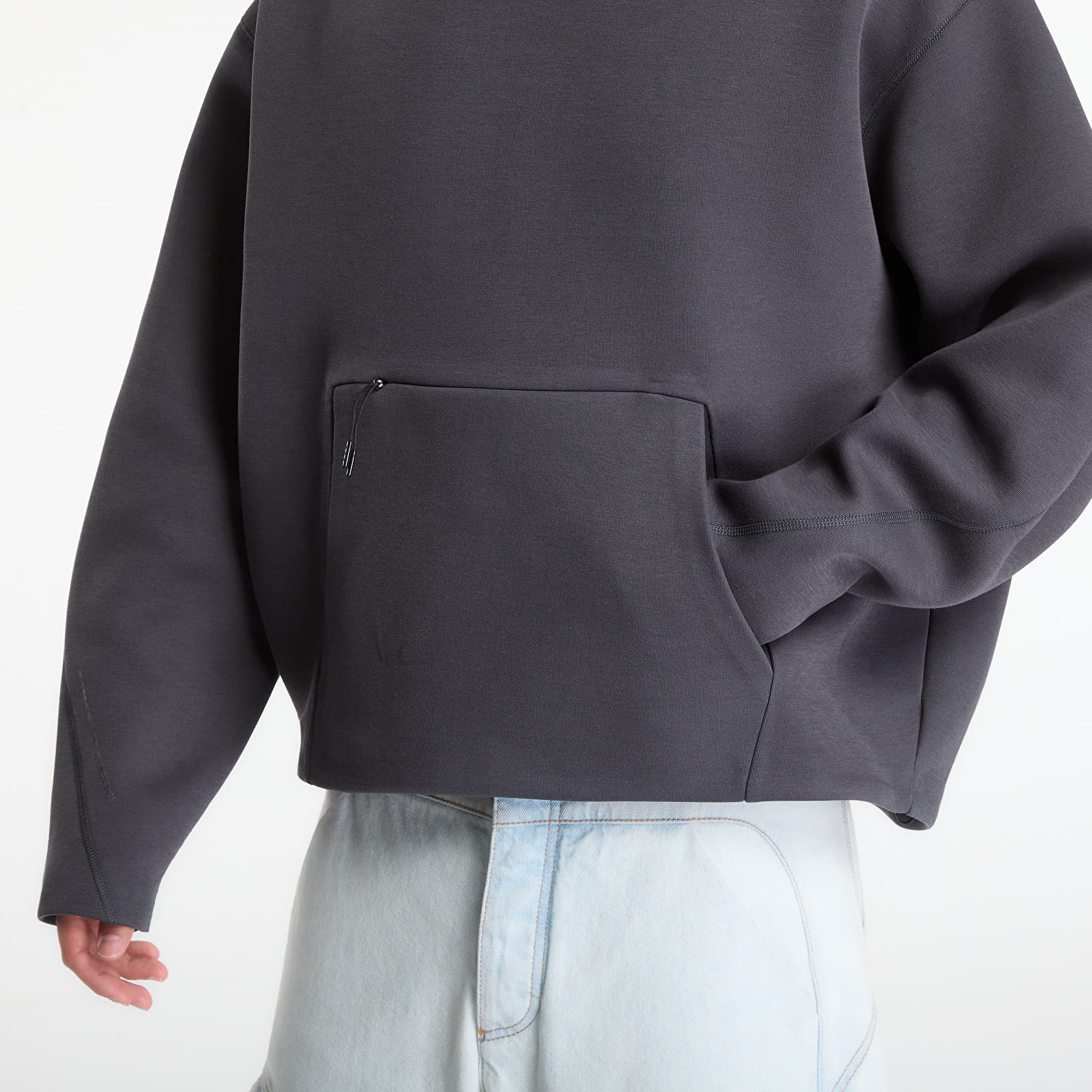 Hoodies och sweatshirts Nike Tech Men's Fleece Pullover Hoodie Anthracite/ Black