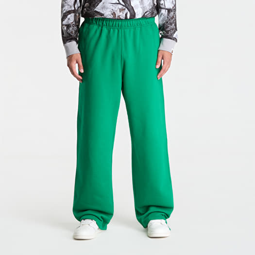 Pantalon de survêtement Nike Solo Swoosh Men's Fleece Open-Hem Pants Court Green/ Court Green/ White