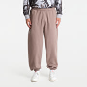 Nike Solo Swoosh Men's Cuffed Fleece Pants Mink Brown/ Mink Brown/ White