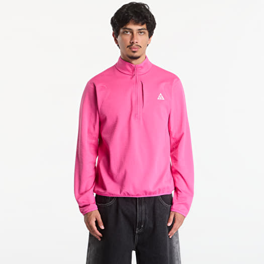 Sweatshirt ACG "Wolf Grid" Men's Therma-FIT 1/2-Zip Hiking Top Desert Pink/ Summit White