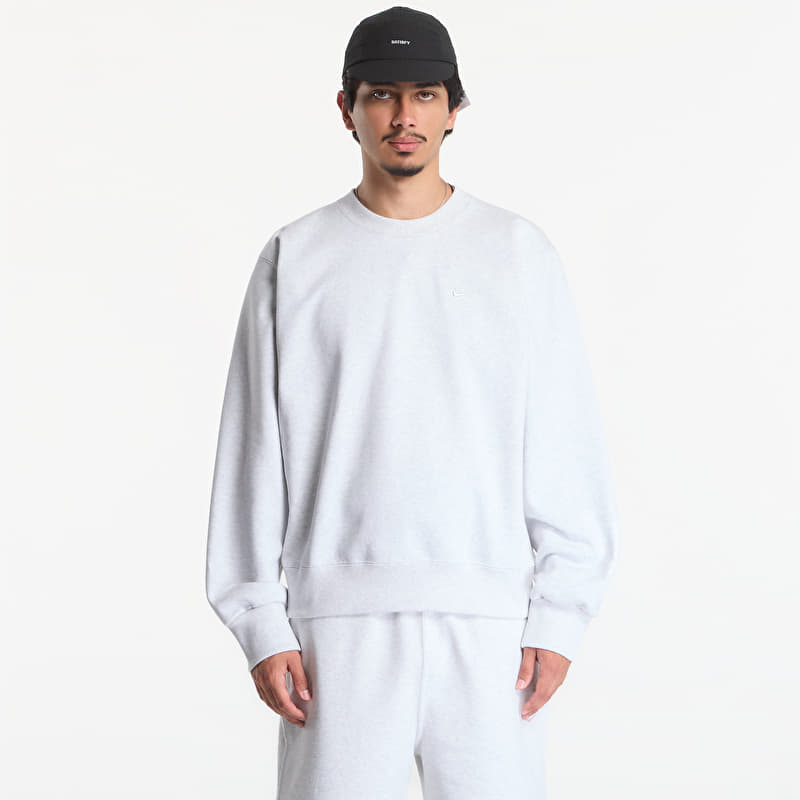 Sweatshirt Nike Men's Fleece Crew-Neck Sweatshirt Birch Heather