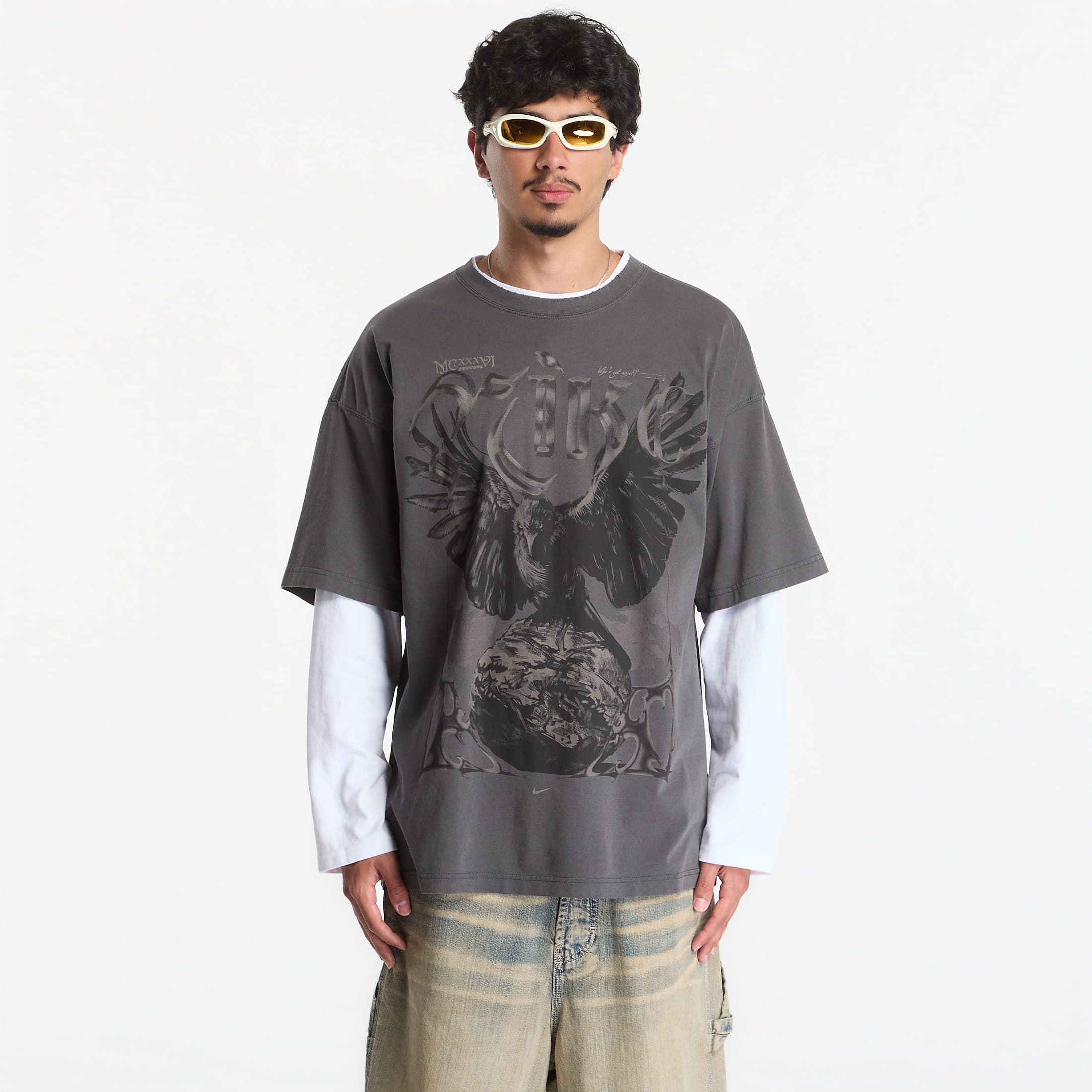 Тениска Nike Men's Basketball Oversized T-Shirt Black S