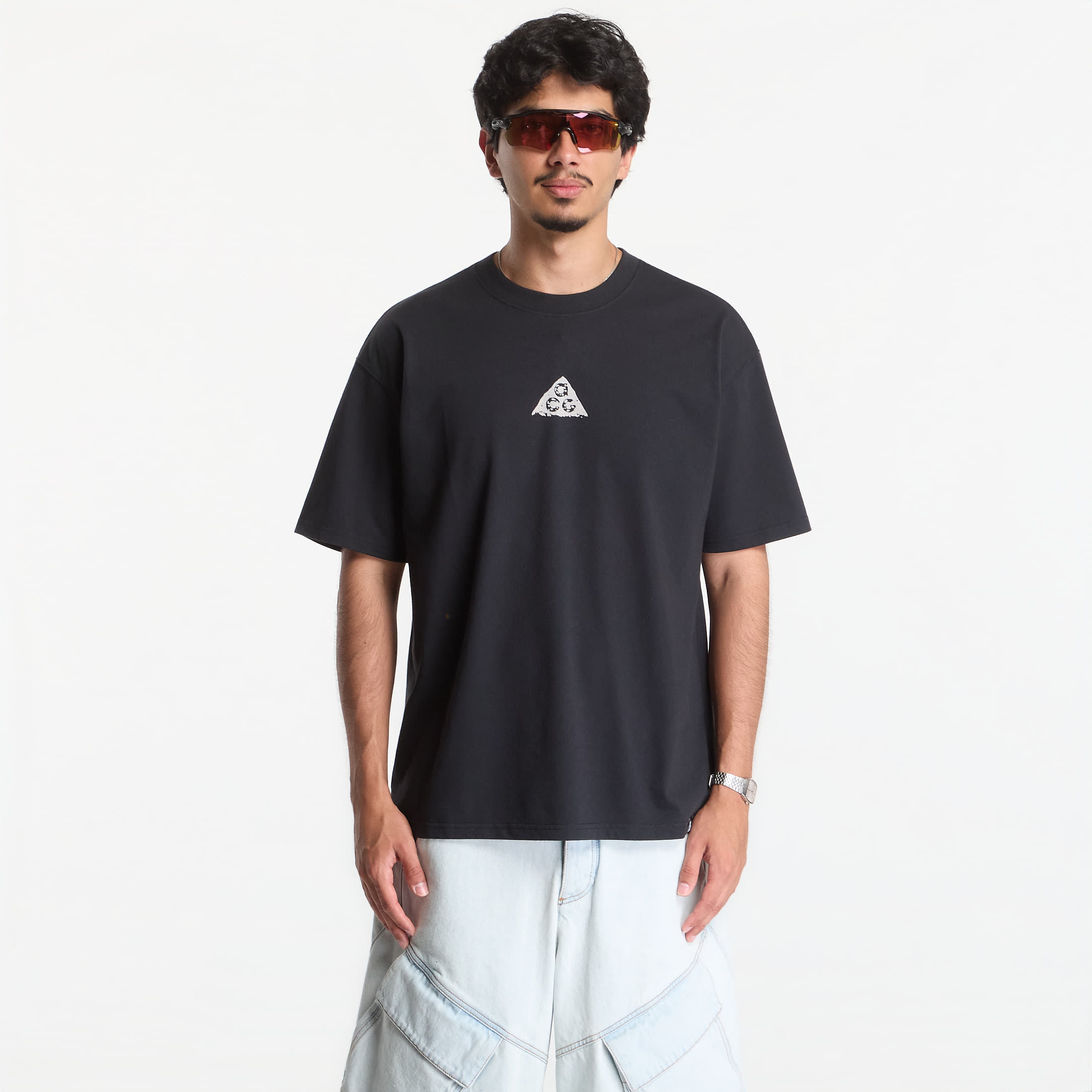 T-shirt ACG Men's Dri-FIT T-Shirt Black/ Lt Orewood Brn XS