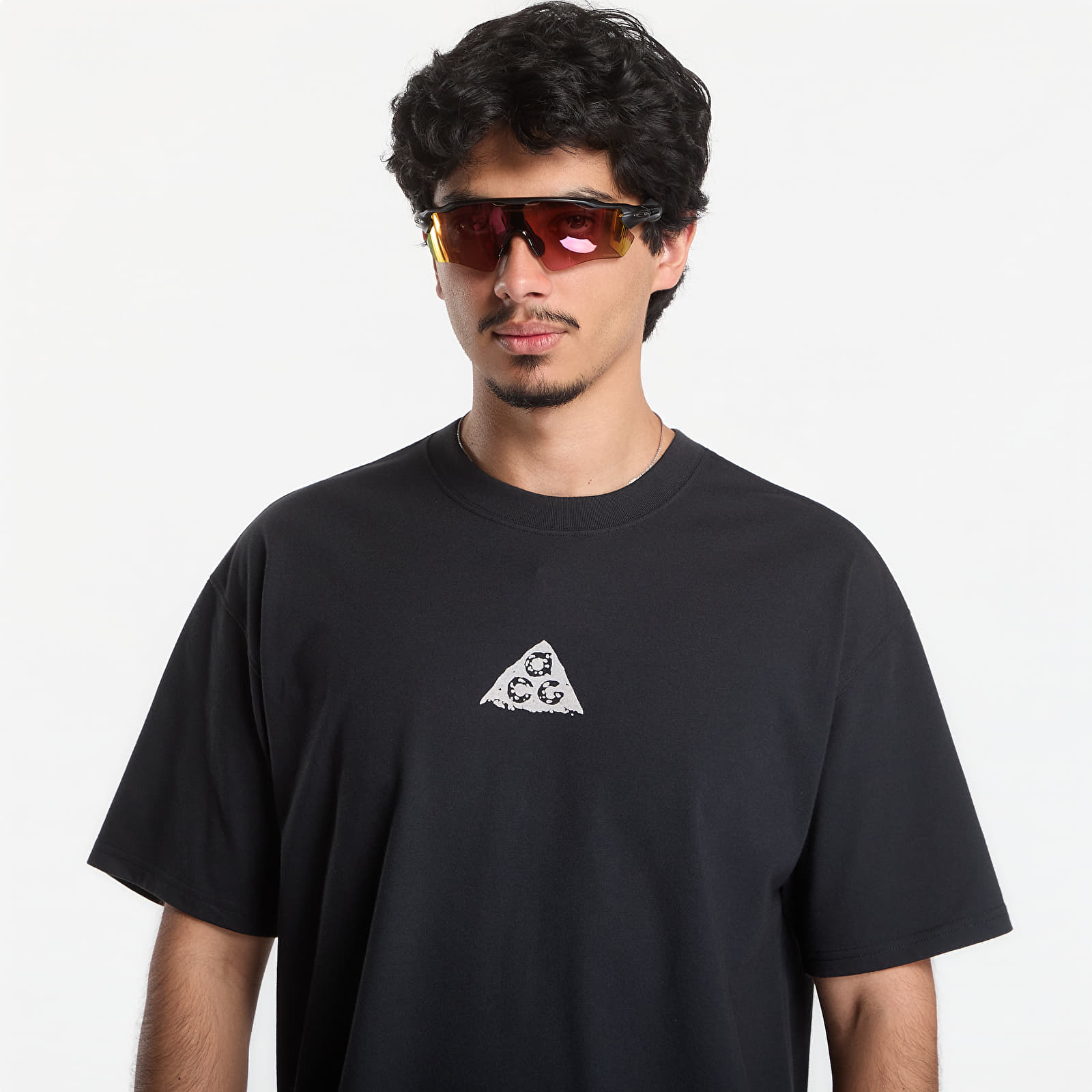 T-shirts ACG Men's Dri-FIT T-Shirt Black/ Lt Orewood Brn