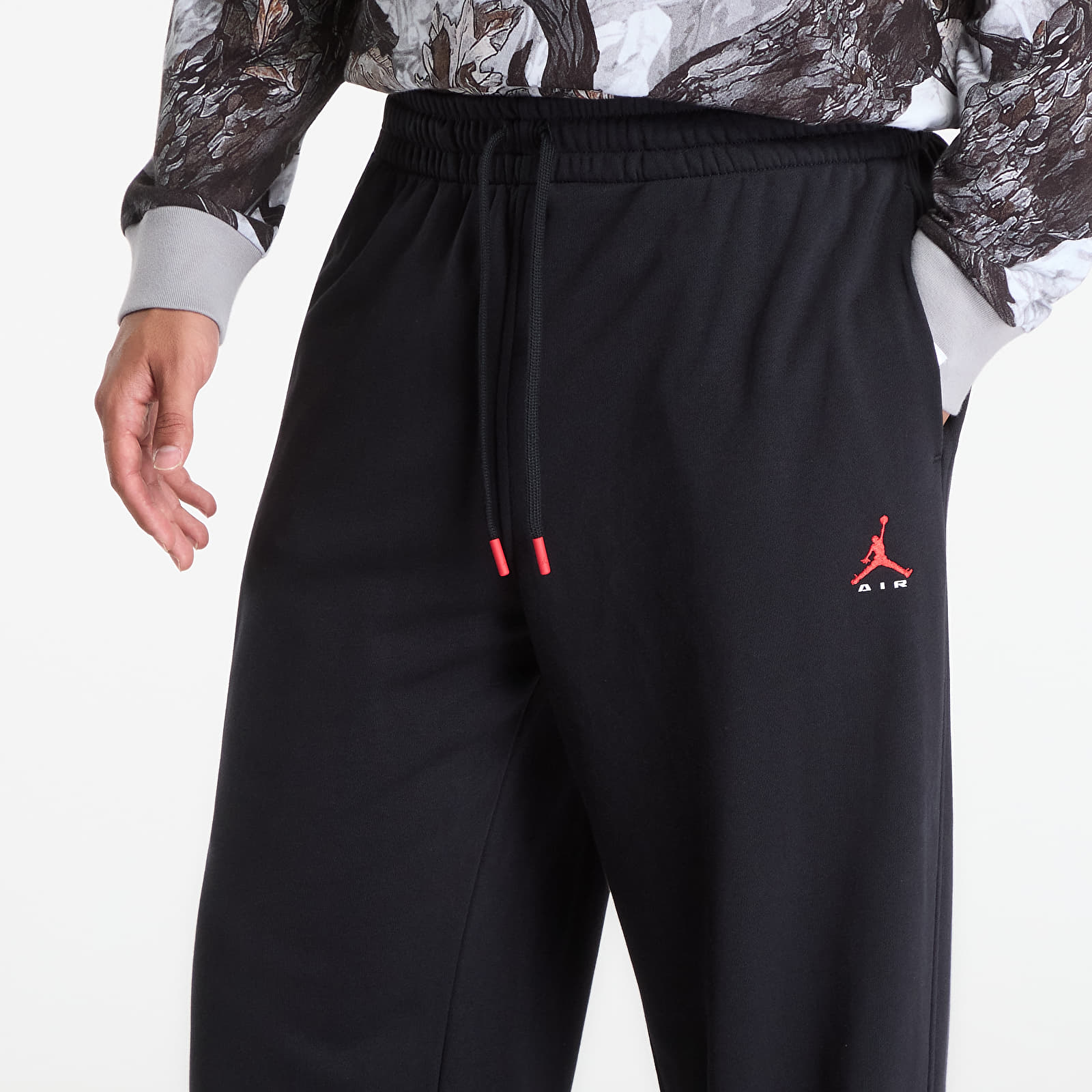 Jogginghosen Jordan Brooklyn Fleece Men's Open-Hem Pants Black/ University Red