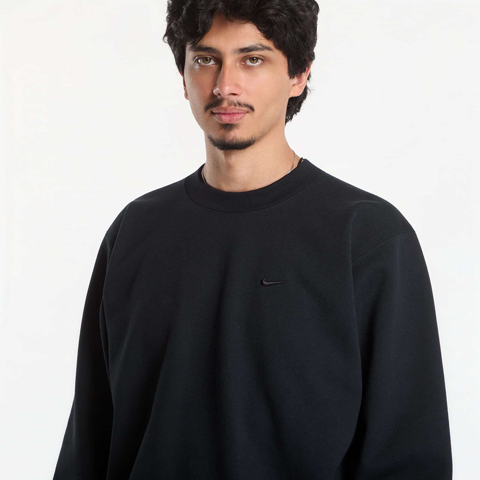 Hoodies en truien Nike Men's Fleece Crew-Neck Sweatshirt Black