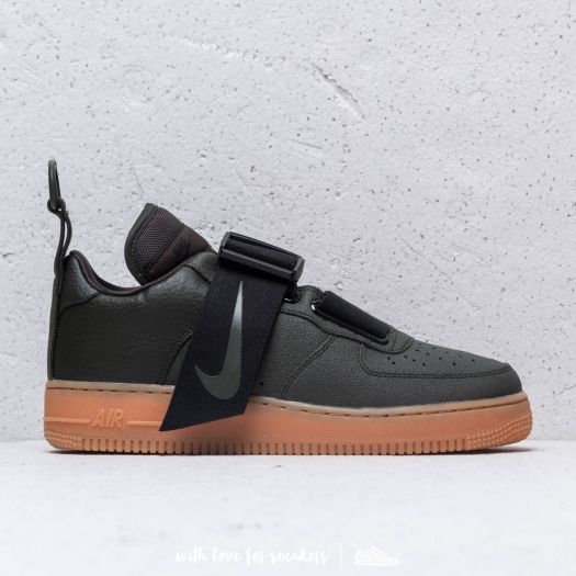 Men s shoes Nike Air Force 1 Utility Sequoia Black Gum Med Brown Footshop