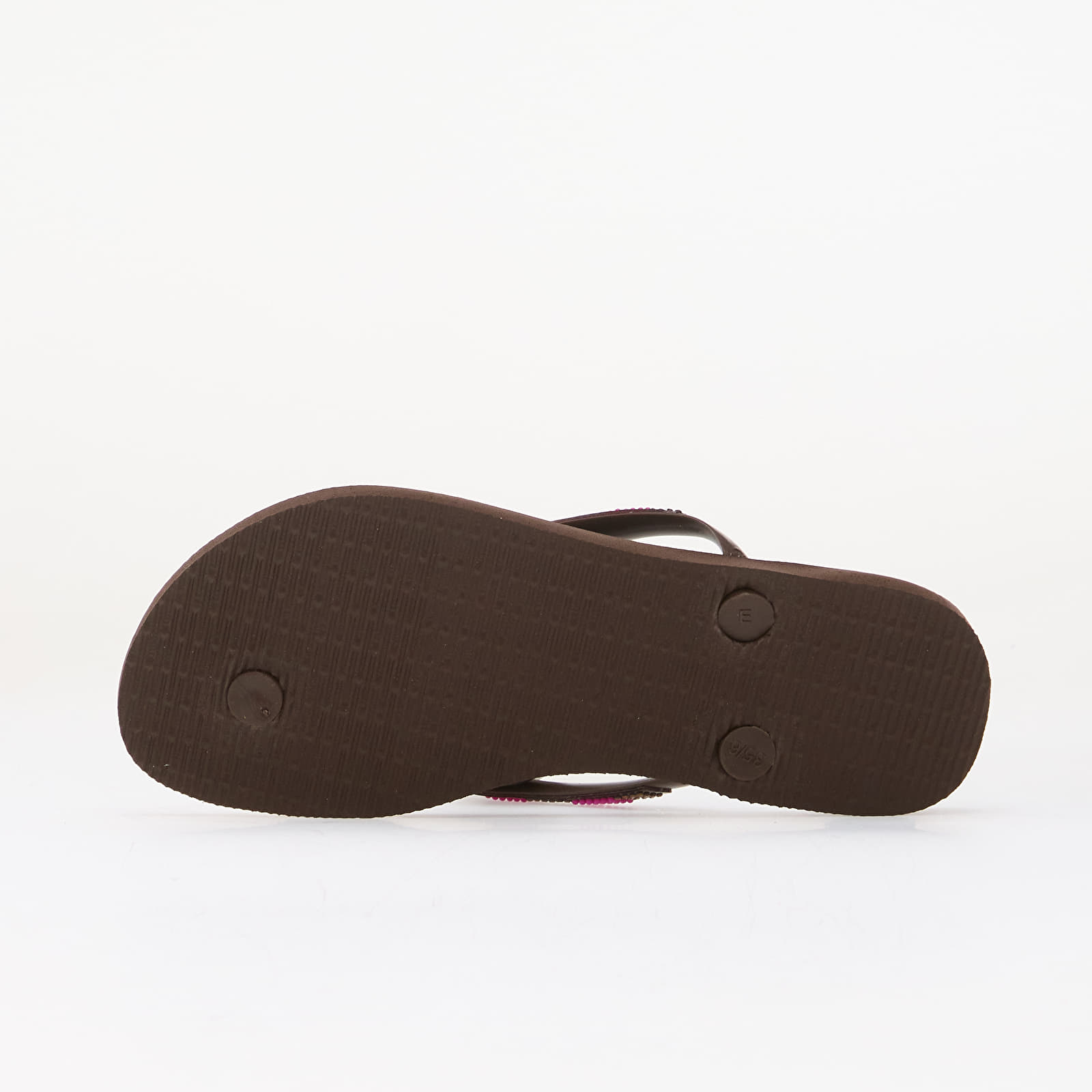 Women's slides Havaianas Slim Glow Dark Brown