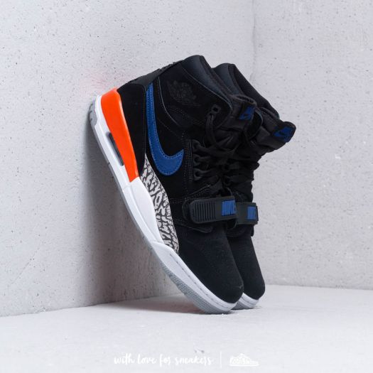 air jordan legacy 312 black rush blue